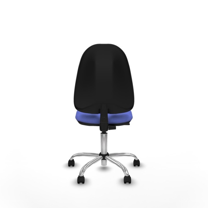 Algarra CP bali azul claro  base cromada ruedas nailon 50mm