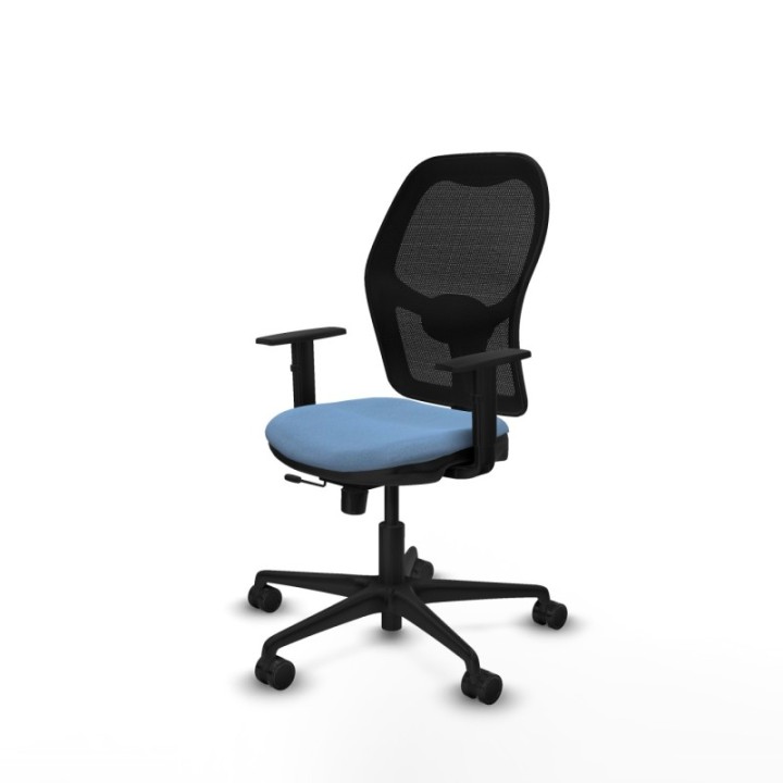 Jorquera traslack malla negra bali azul cielo brazos 1D base nailon  ruedas 65mm nailon