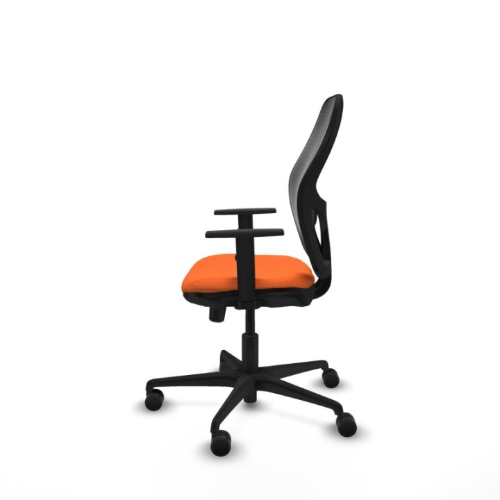 Jorquera traslack malla negra bali naranja brazos 1D base nailon  ruedas 65mm nailon