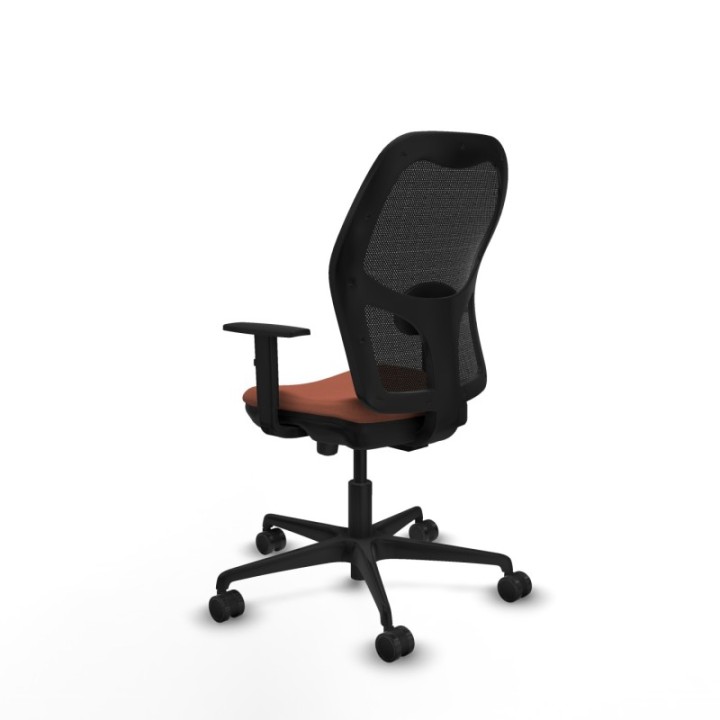 Jorquera traslack malla negra bali marrón brazos 1D base nailon  ruedas 65mm nailon