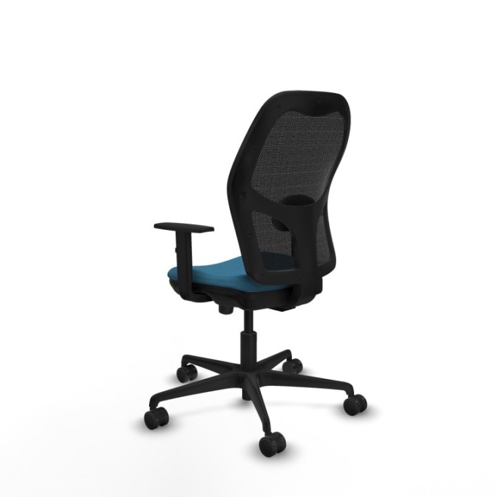 Jorquera traslack malla negra bali verde petroleo brazos 1D base nailon  ruedas 65mm nailon