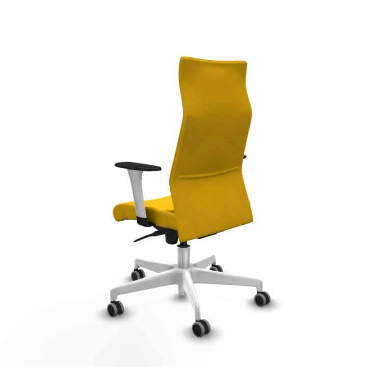 Albacete dirección sincro bali amarillo brazos 1D blancos base blanca ruedas 65 engomadas