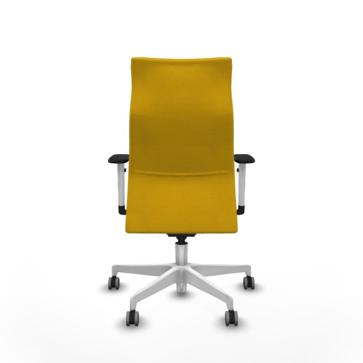 Albacete dirección sincro bali amarillo brazos 1D blancos base blanca ruedas 65 engomadas