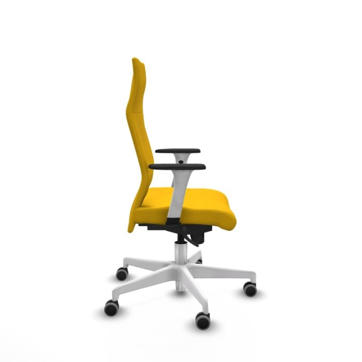 Albacete dirección sincro bali amarillo brazos 1D blancos base blanca ruedas 65 engomadas