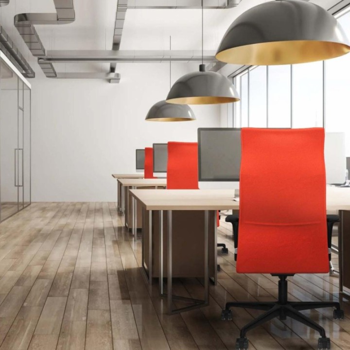 Albacete dirección sincro bali amarillo brazos 1D cromados base nailon ruedas 65 nailon