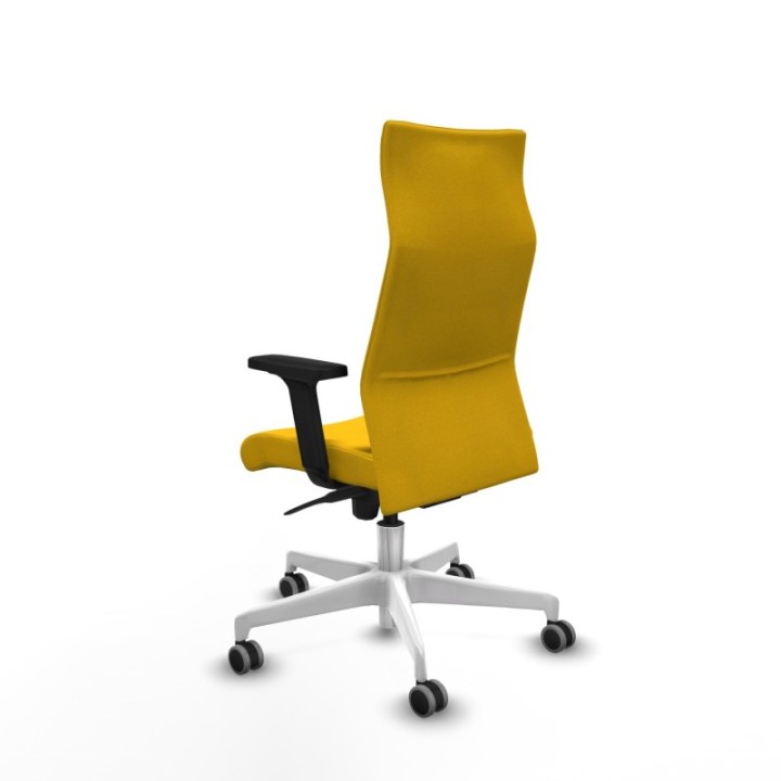 Albacete dirección sincro bali amarillo brazos 2D base blanca ruedas 65 engomadas