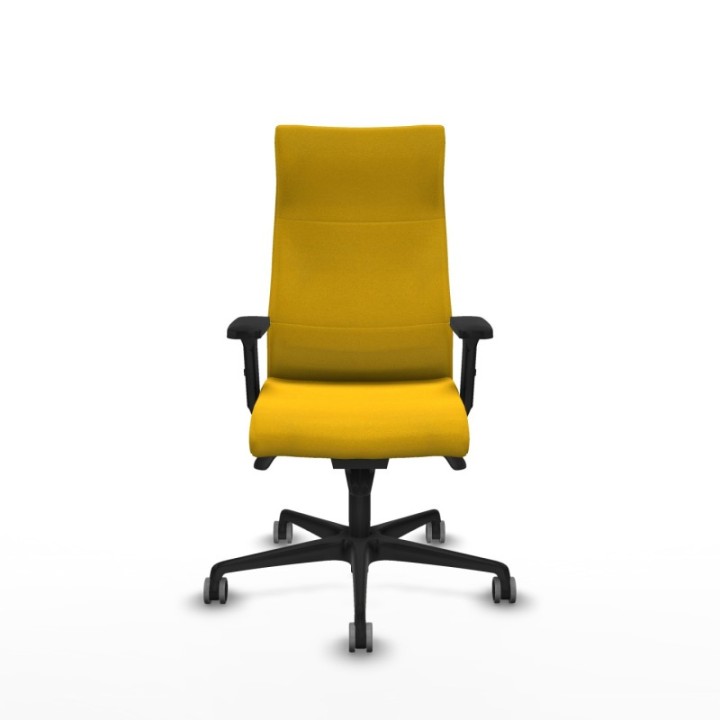 Albacete dirección sincro bali amarillo brazos 2D base nailon ruedas 65 engomadas