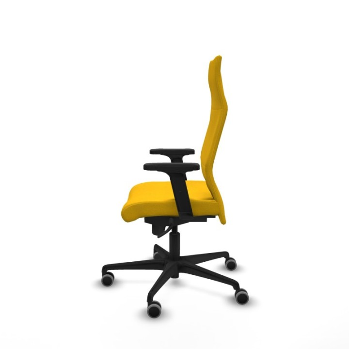 Albacete dirección sincro bali amarillo brazos 2D base nailon ruedas 65 engomadas