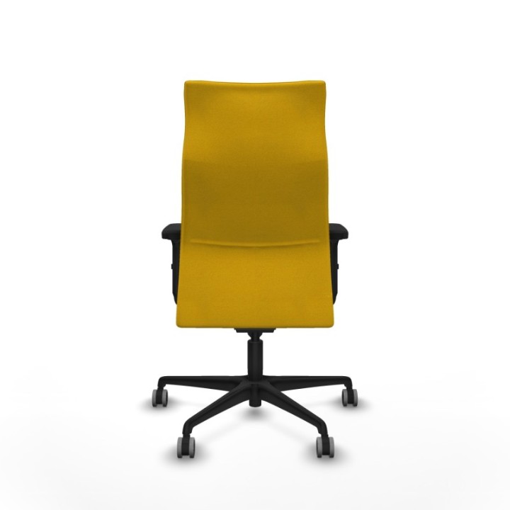 Albacete dirección sincro bali amarillo brazos 2D base nailon ruedas 65 engomadas