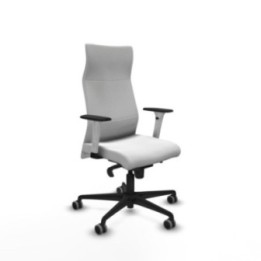 Albacete dirección sincro bali blanco brazos 1D blancos base nailon ruedas 65 engomadas