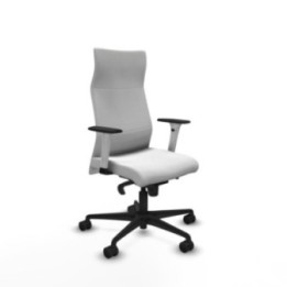 Albacete dirección sincro bali blanco brazos 1D blancos base nailon ruedas 65 nailon