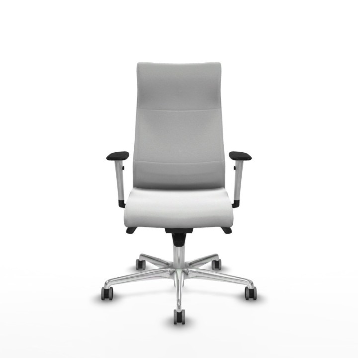 Albacete dirección sincro bali blanco brazos 1D blancos base aluminio ruedas 65 engomadas