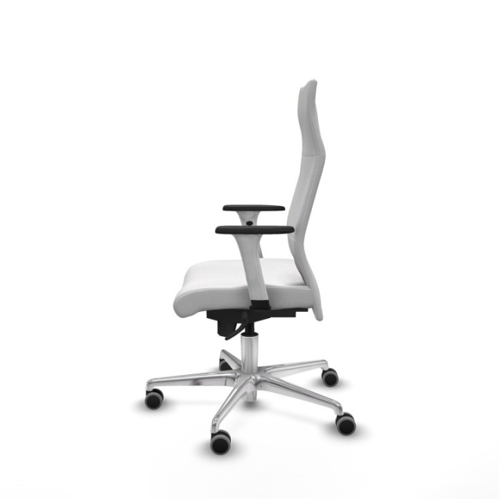 Albacete dirección sincro bali blanco brazos 1D blancos base aluminio ruedas 65 engomadas