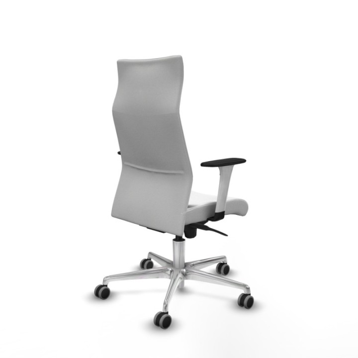 Albacete dirección sincro bali blanco brazos 1D blancos base aluminio ruedas 65 engomadas