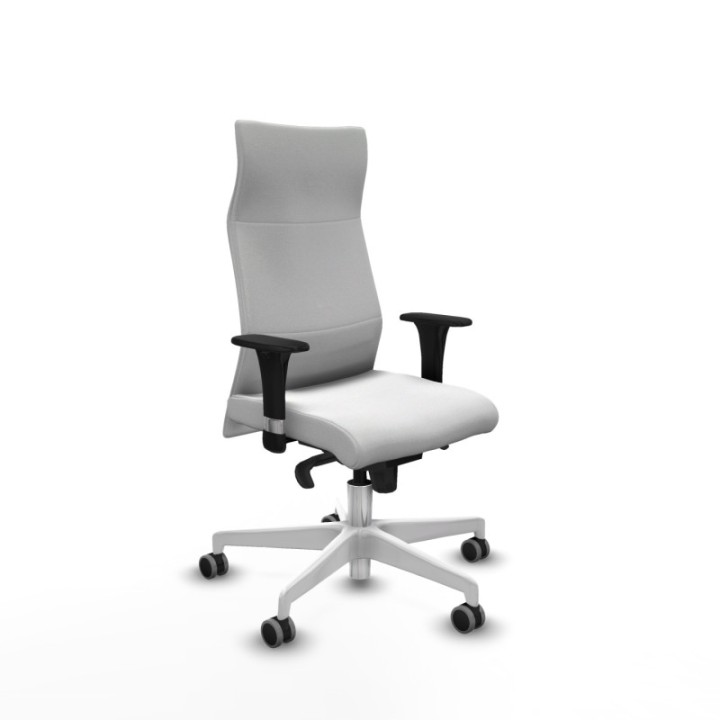 Albacete dirección sincro bali blanco brazos 1D cromados base blanca ruedas 65 engomadas