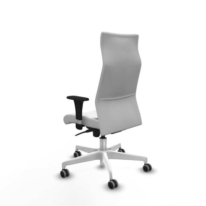 Albacete dirección sincro bali blanco brazos 1D cromados base blanca ruedas 65 engomadas