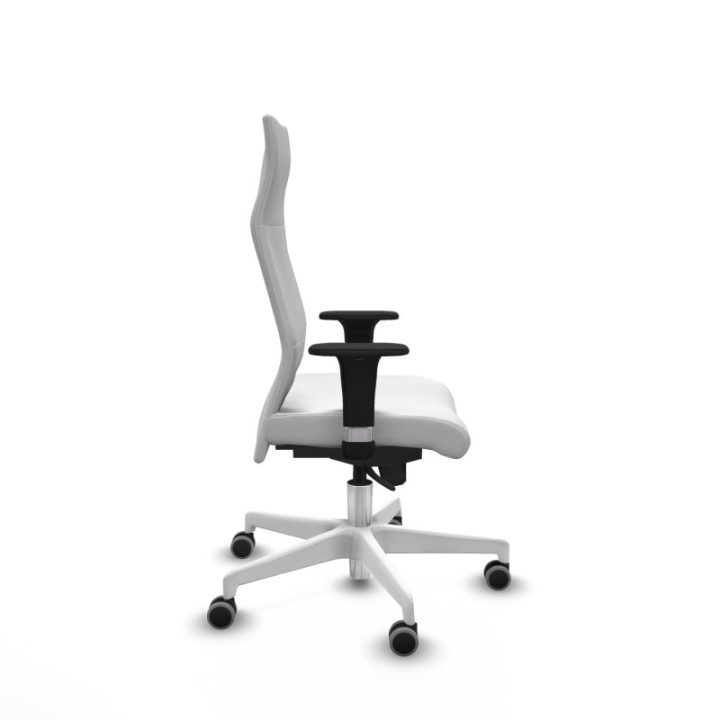 Albacete dirección sincro bali blanco brazos 1D cromados base blanca ruedas 65 engomadas