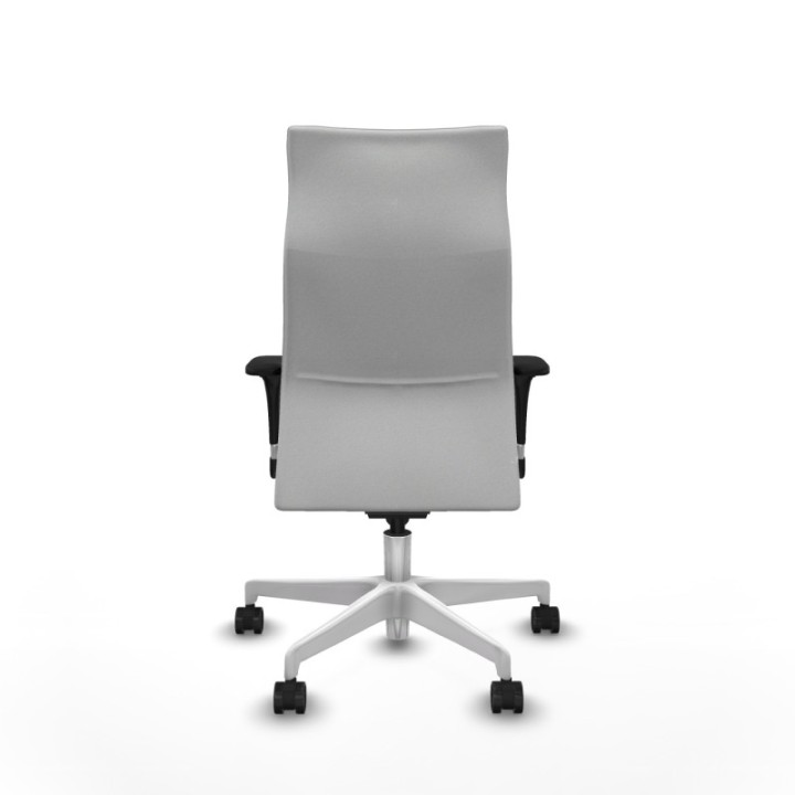 Albacete dirección sincro bali blanco brazos 1D cromados base blanca ruedas 65 nailon