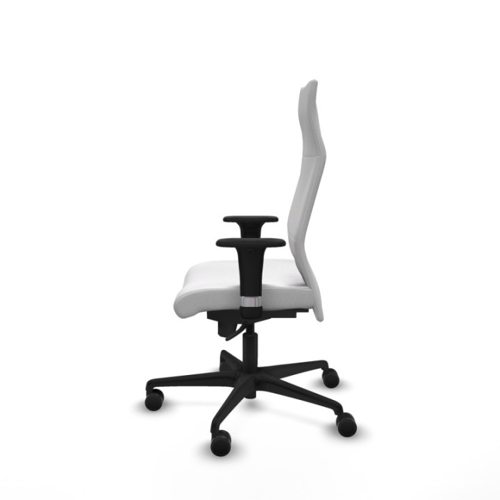 Albacete dirección sincro bali blanco brazos 1D cromados base nailon ruedas 65 nailon