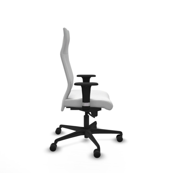 Albacete dirección sincro bali blanco brazos 1D cromados base nailon ruedas 65 nailon