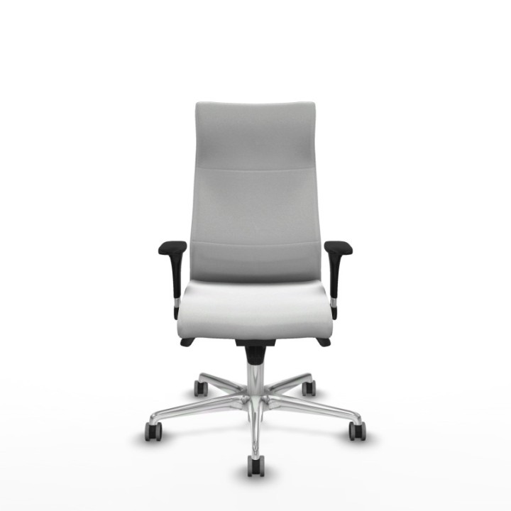 Albacete dirección sincro bali blanco brazos 1D cromados base aluminio ruedas 65 engomadas