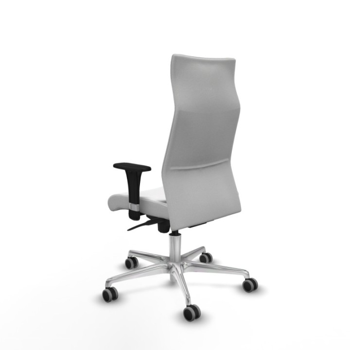 Albacete dirección sincro bali blanco brazos 1D cromados base aluminio ruedas 65 engomadas