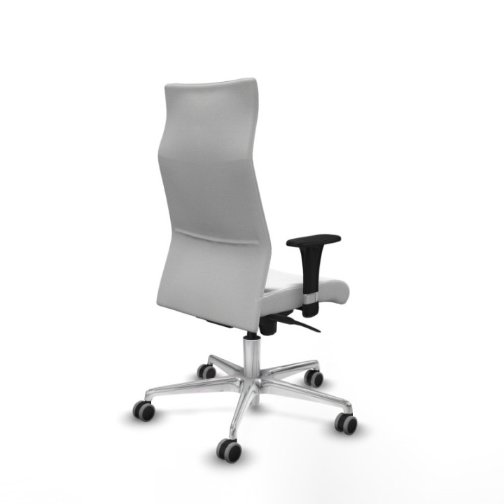 Albacete dirección sincro bali blanco brazos 1D cromados base aluminio ruedas 65 engomadas