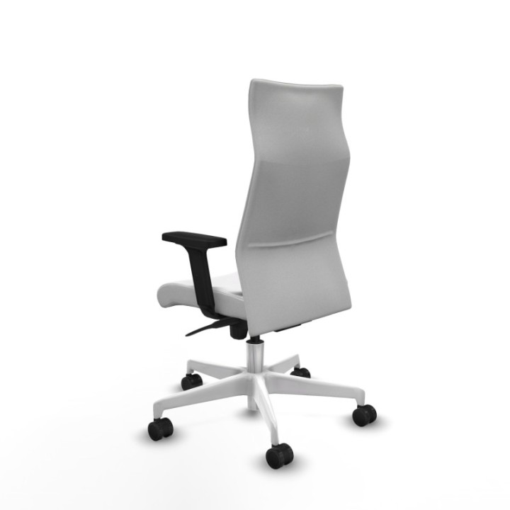 Albacete dirección sincro bali blanco brazos 2D base blanca ruedas 65 nailon