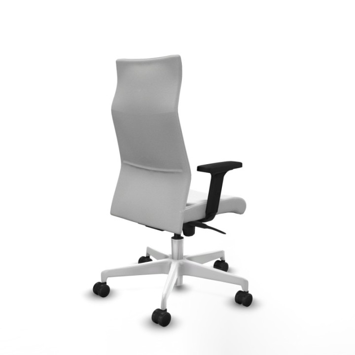 Albacete dirección sincro bali blanco brazos 2D base blanca ruedas 65 nailon