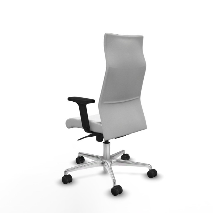 Albacete dirección sincro bali blanco brazos 2D base aluminio ruedas 65 nailon