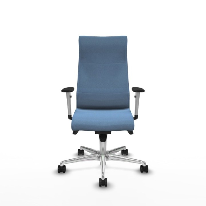 Albacete dirección sincro bali azul cielo brazos 1D blancos base aluminio ruedas 65 nailon