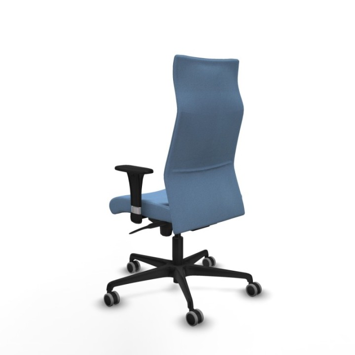 Albacete dirección sincro bali azul cielo brazos 1D cromados base nailon ruedas 65 engomadas