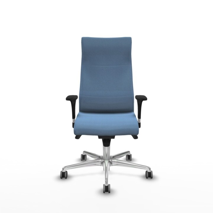 Albacete dirección sincro bali azul cielo brazos 1D cromados base aluminio ruedas 65 engomadas