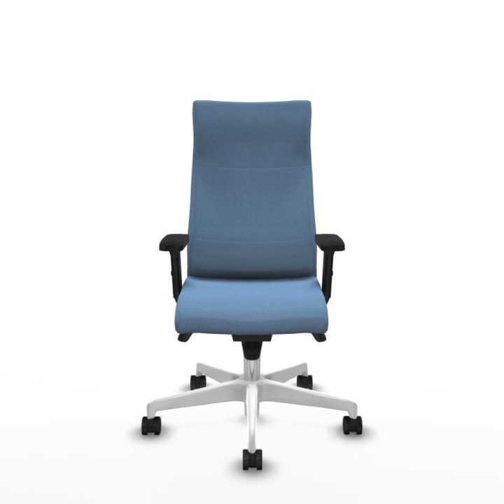 Albacete dirección sincro bali azul cielo brazos 2D base blanca ruedas 65 nailon