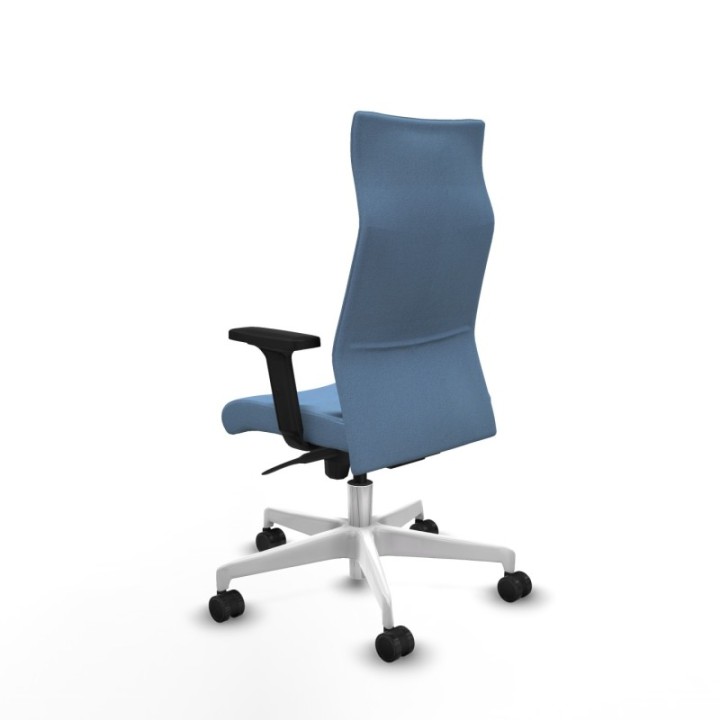 Albacete dirección sincro bali azul cielo brazos 2D base blanca ruedas 65 nailon