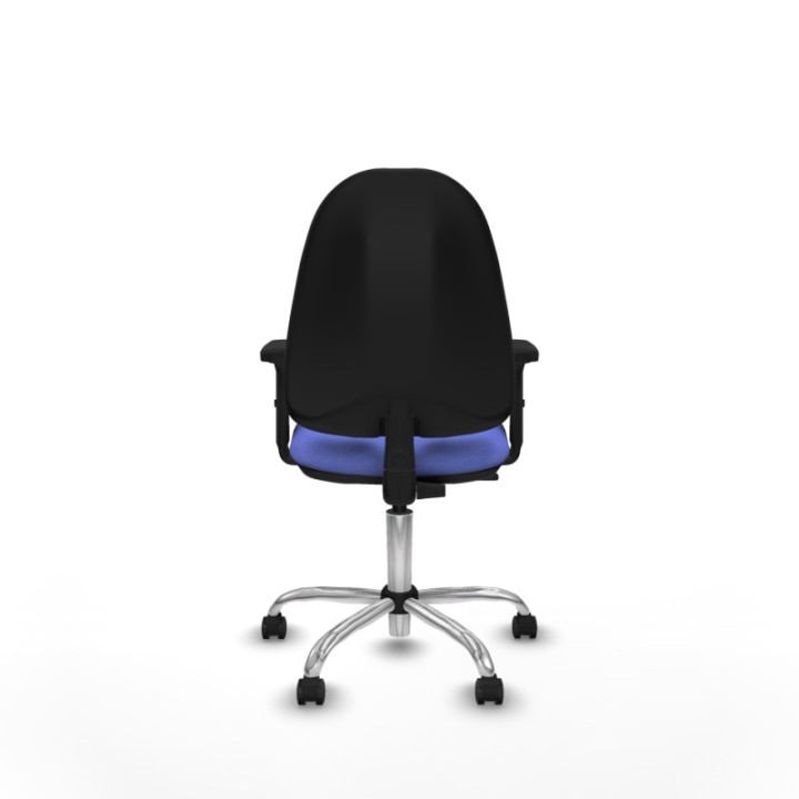 Algarra CP bali azul claro brazos 2D base cromada ruedas autofrenantes 50mm