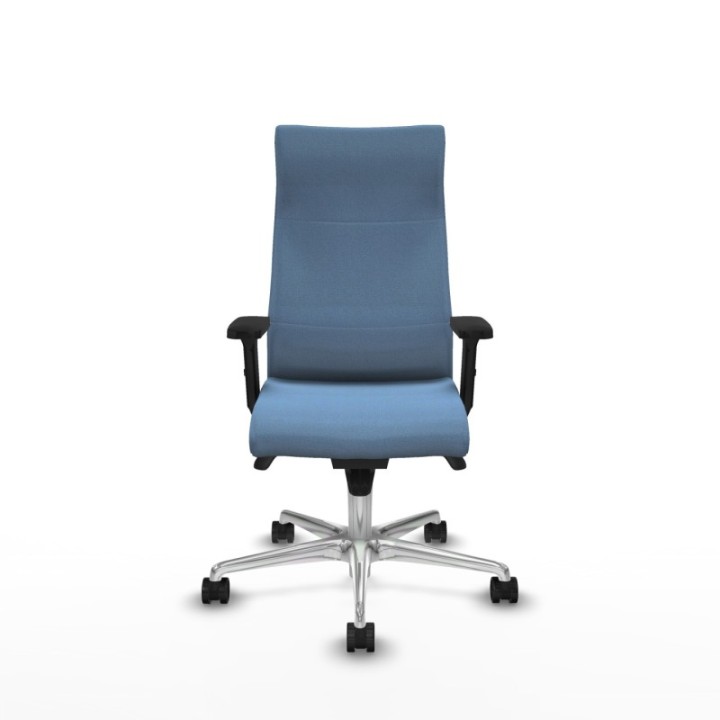 Albacete dirección sincro bali azul cielo brazos 2D base aluminio ruedas 65 nailon