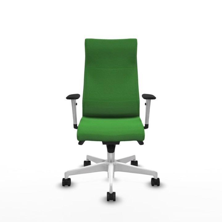 Albacete dirección sincro bali verde brazos 1D blancos base blanca ruedas 65 nailon