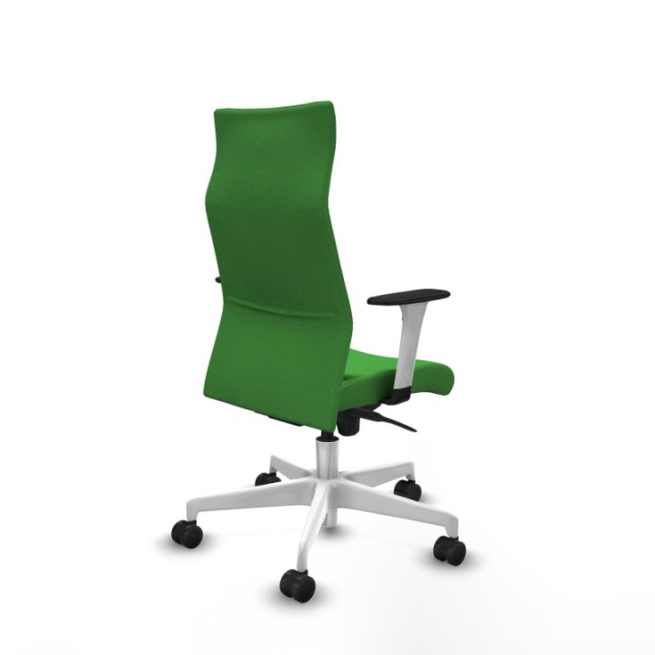 Albacete dirección sincro bali verde brazos 1D blancos base blanca ruedas 65 nailon