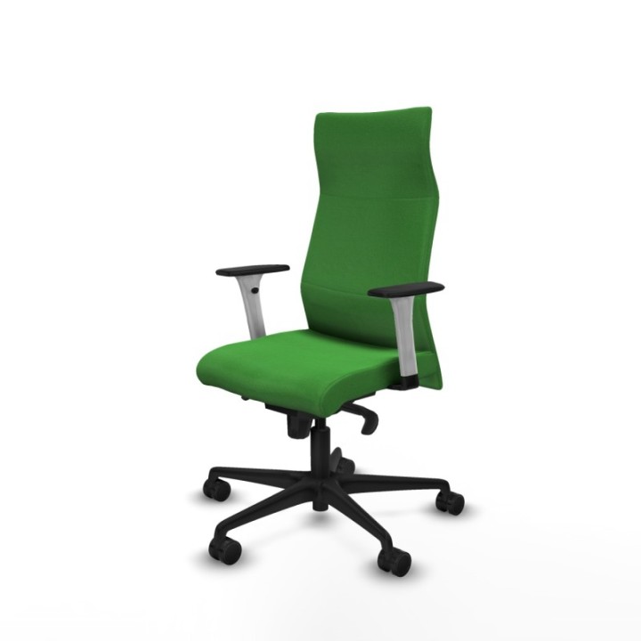 Albacete dirección sincro bali verde brazos 1D blancos base nailon ruedas 65 nailon