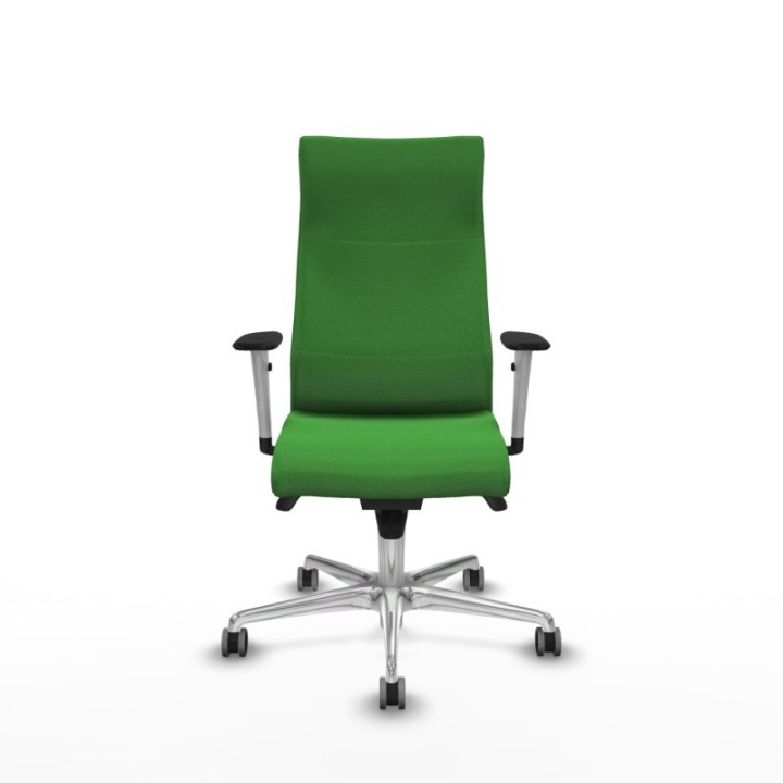 Albacete dirección sincro bali verde brazos 1D blancos base aluminio ruedas 65 engomadas