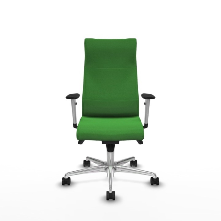 Albacete dirección sincro bali verde brazos 1D blancos base aluminio ruedas 65 nailon