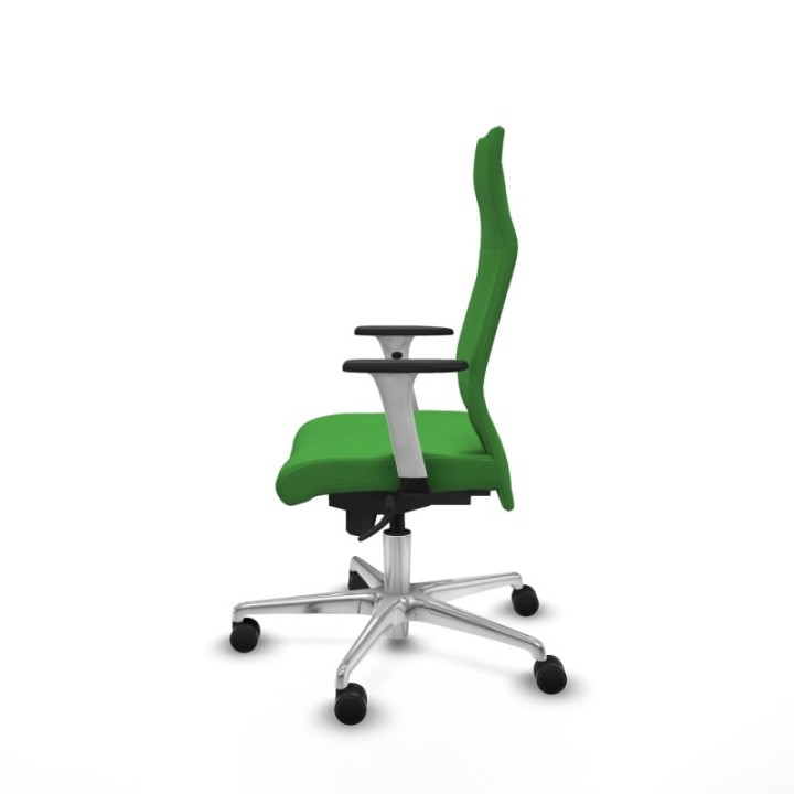 Albacete dirección sincro bali verde brazos 1D blancos base aluminio ruedas 65 nailon