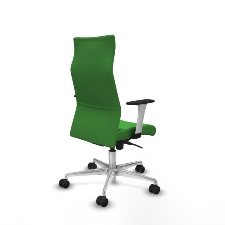 Albacete dirección sincro bali verde brazos 1D blancos base aluminio ruedas 65 nailon