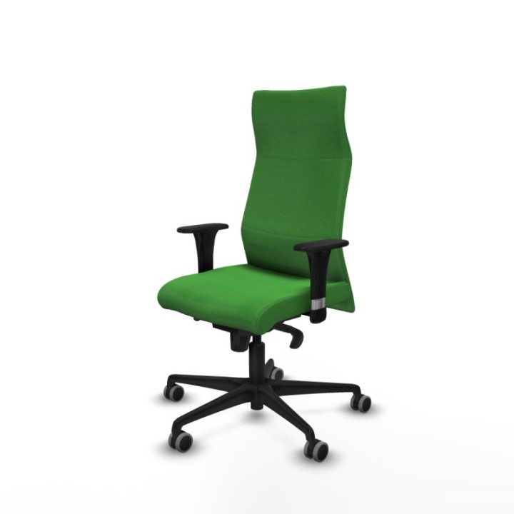 Albacete dirección sincro bali verde brazos 1D cromados base nailon ruedas 65 engomadas