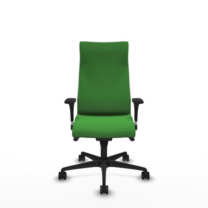 Albacete dirección sincro bali verde brazos 1D cromados base nailon ruedas 65 nailon