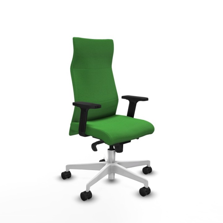 Albacete dirección sincro bali verde brazos 2D base blanca ruedas 65 nailon