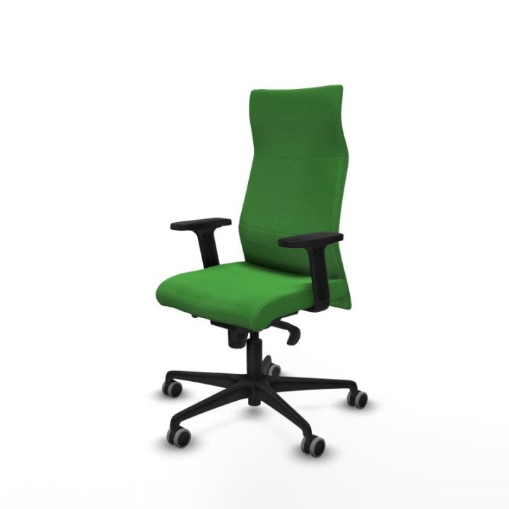 Albacete dirección sincro bali verde brazos 2D base nailon ruedas 65 engomadas