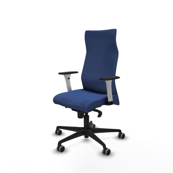 Albacete dirección sincro bali azul marino brazos 1D blancos base nailon ruedas 65 engomadas