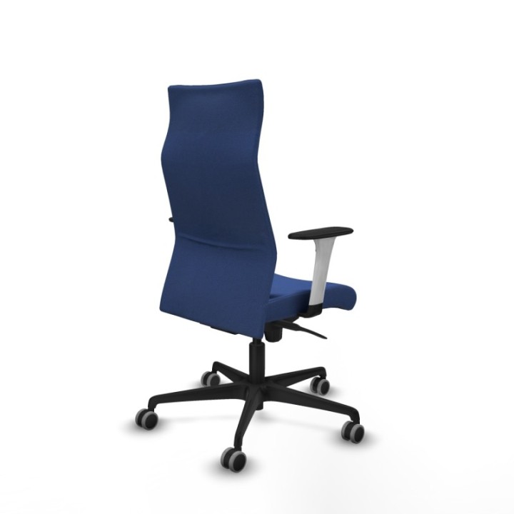 Albacete dirección sincro bali azul marino brazos 1D blancos base nailon ruedas 65 engomadas